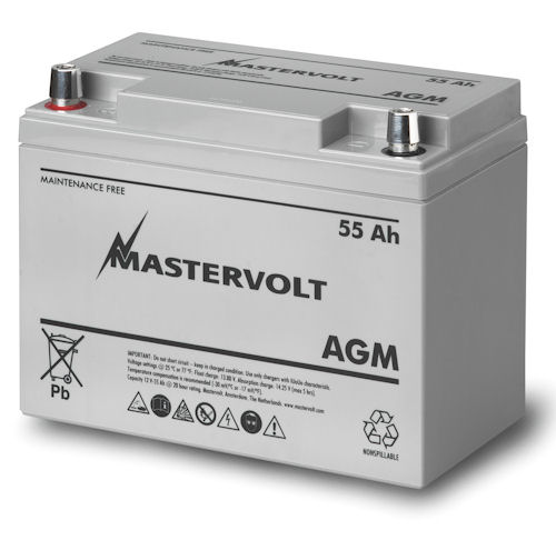 Polo-trakční baterie Mastervolt AGM 12/55   