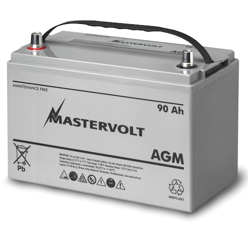 Polo-trakční baterie Mastervolt AGM 12/90   