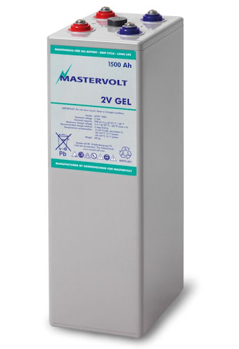 Gelová trakční baterie Mastervolt MVSV 2/1500 (gel) 