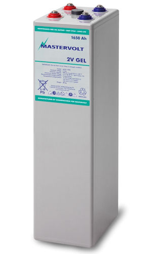 Gelová trakční baterie Mastervolt MVSV 2/1650 (gel) 