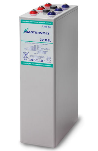 Gelová trakční baterie Mastervolt MVSV 2/2200 (gel)