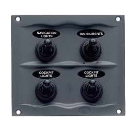 BEP 4 Way Water Proof Switch Panel 900-4WP
