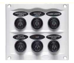 BEP 6 Way Water Proof Switch Panel 900-6WP 