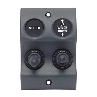 BEP 2 Way Water Proof Switch Panel with Momentary Switches 